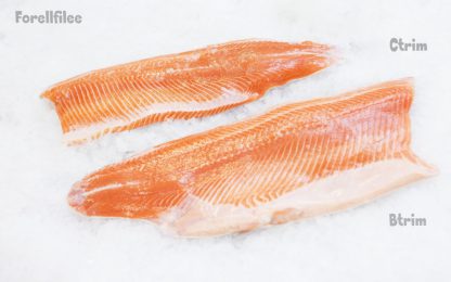 Vikerforellifilee B-trim 0,9 kg,  Oncorhuncus mykiss jahutatud 0...+4c