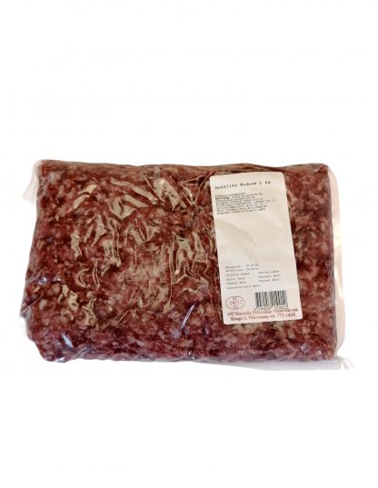 Hakkliha "Kodune" siga 50% / veis 50% 1 kg vp (EST 16 kg/kst) -18c