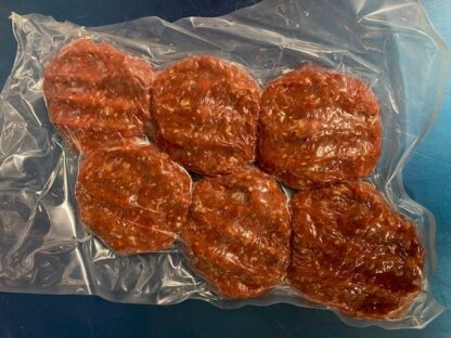 Maheveise hamburgeri pihv 180g*6tk vp "Karjamõisa LT" (EST 4,32 kg/kst) -18c
