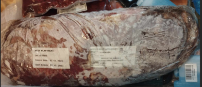 Lihaveise Flap Meat ~2kg vp Halal (NAM ~23kg/kst) EXCH -18c