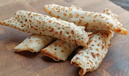 Pannkoogid, prantsusepärased õunatäidisega ~62gr, 2,5 kg vp (UKR 5 kg/kst) -18c