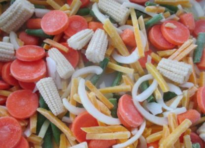 Köögivilja mix Tropical wok 2,5 kg pk(BEL 4*2,5 kg) -18c