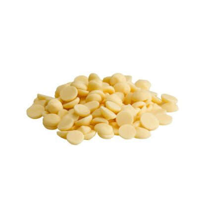 Shokolaadi nööbid, valge 31% kuvertüür 1 kg vp "Belcolade" (BEL 8*1 kg/kst)+2...+4c