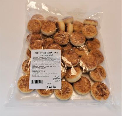Sõrnikud, kohupiimaga, praetud ~50g tk / 2 kg pk (LVA 4 pk / 8 kg/kst) -18c