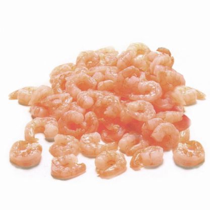 Krevetid keedetud & kooritud 250/350, glasuur 20%  2,5 kg pk, Pandalus Borealis (4*2,5 kg/kst / 2,0kg/0,5kg) -18c