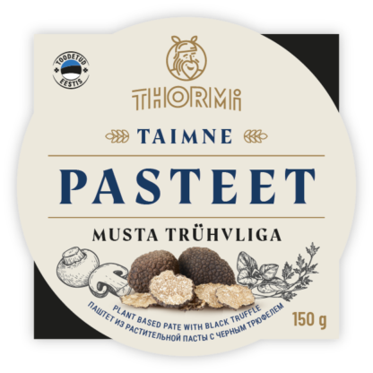 Taimne pasteet musta trühvliga "Thormi" 150g (EST 6x150g/kst) -18c