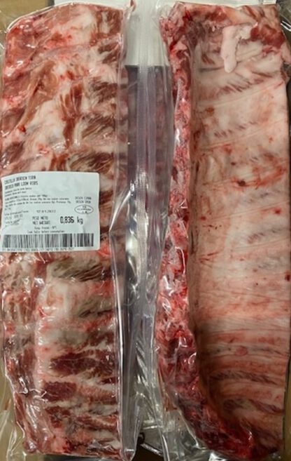 Iberico sea karree French rack 4-5 rib ~1kg vp (ESP ~13 kg/kst ) -18c