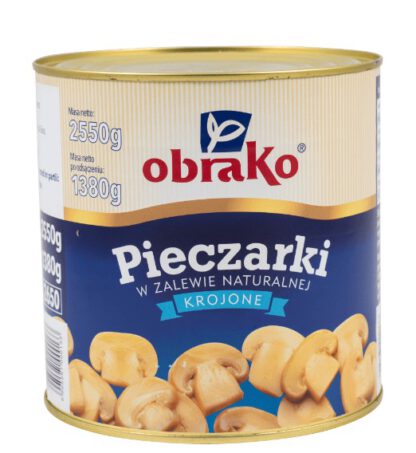 Šampinjoni viilud soolvees,2500g/1330g