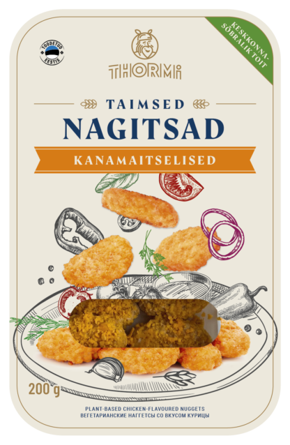 Taimsed nagitsad "Thormi" 1kg (EST 2kg/kst) -18c